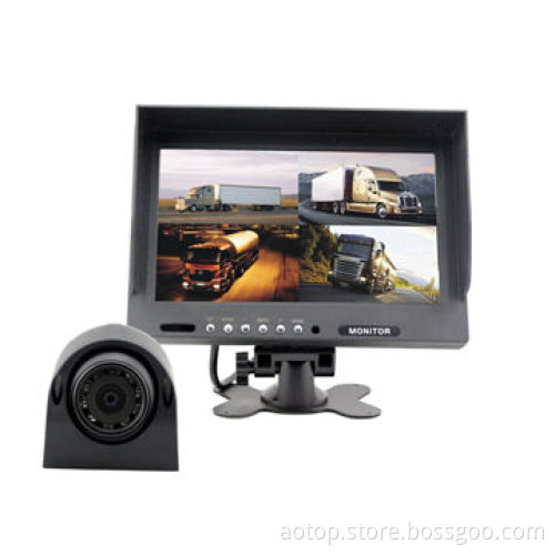 9-inch Car Security TFT Panel with OSD Menu, Remoter Control, Multiple Languages, Sunshade Design